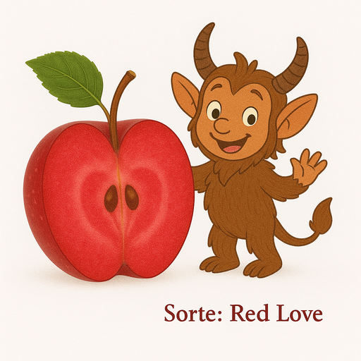 [65551] Krampus Apfel per Stück Sorte Red Love
