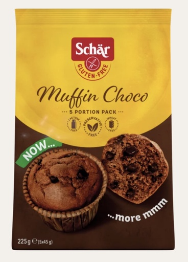 [372166] Schokolade Muffin Choco glutenfrei (5 Stück), 225 g
