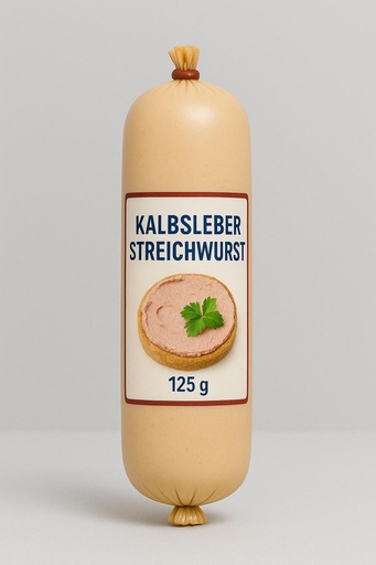 [1055805] Kalbsleberstreichwurst 125 g