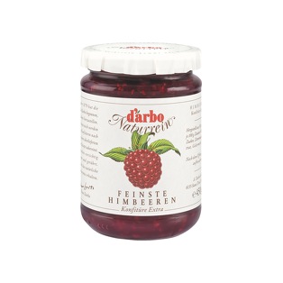 [57661] Darbo Naturrein Himbeeren Konfitüre Extra, 50%  Fruchtanteil 450g