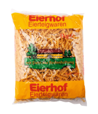[124545] Eierhof 2-Eier Teigwaren Spiralen (Dralli) 1 kg 
